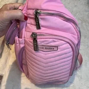 Steve Madden Light Pink Sling Bag/ Belt Bag/ Backpack Multi-Purpose Bag REMIX Fuchsia Women main image 4
